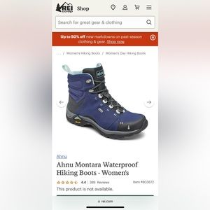 Ahnu hiking boots